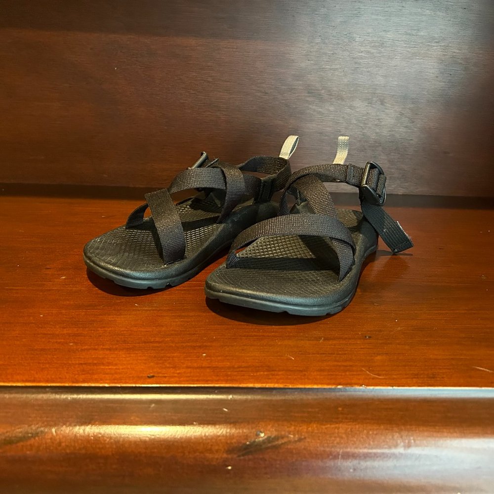 Kids Black Chacos